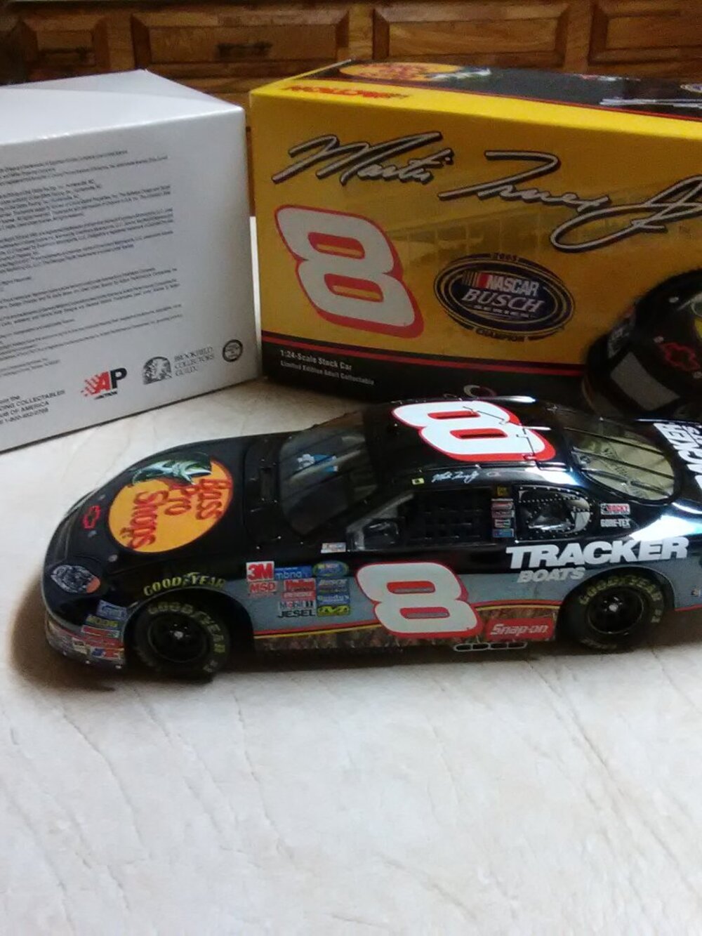 Martin Truex Jr #8 Bass Pro Shops 2005 Busch Champion 1:24 Color Chrome 1/24